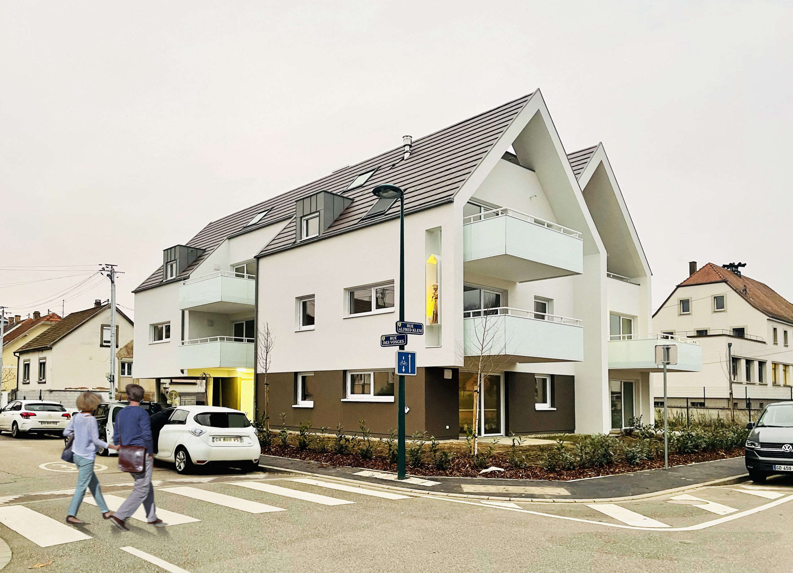 9 logements locatifs aidés - Klem / Geispolsheim (67) - Arcade Studio